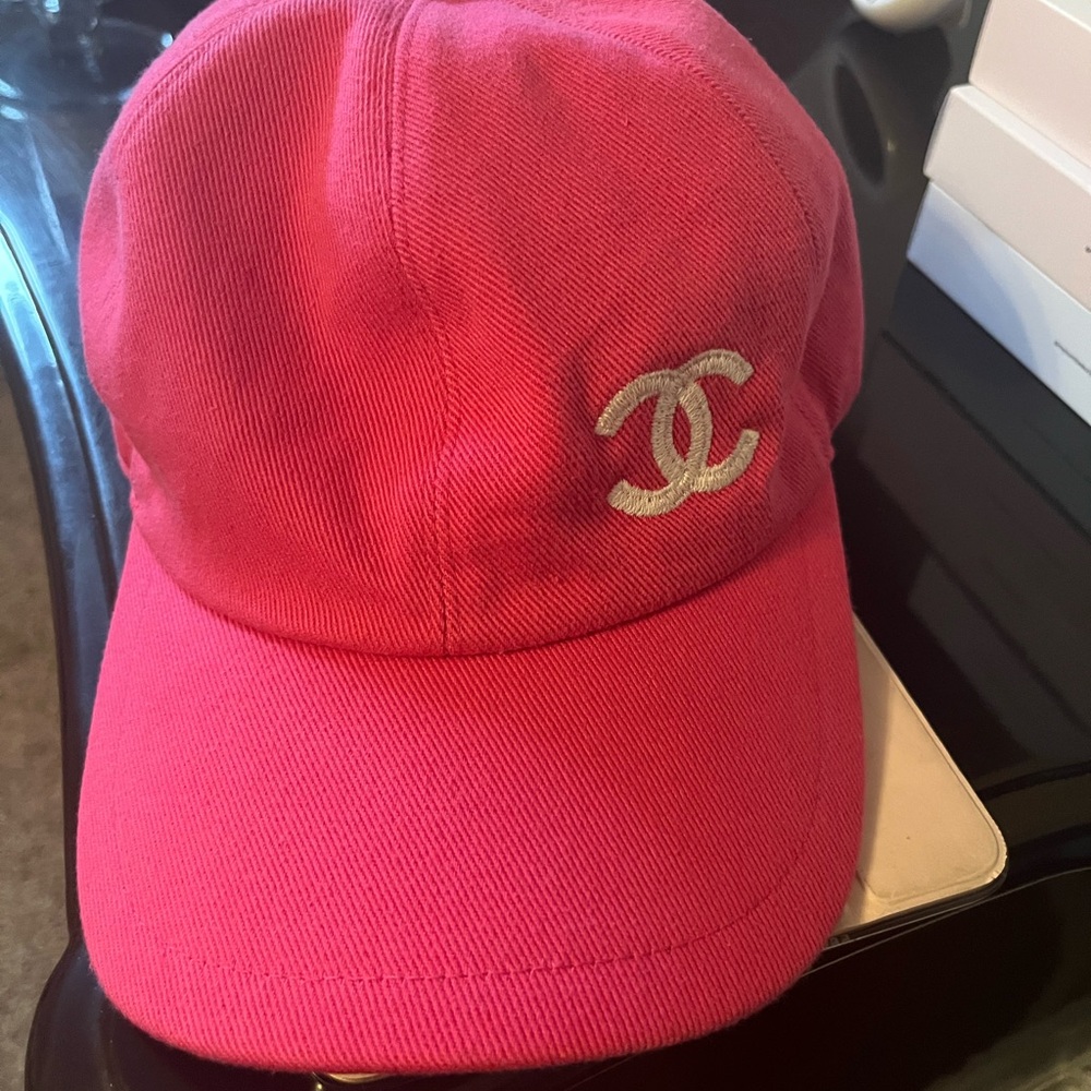 Chanel Pink Baseball Cap